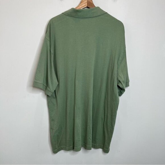 IZOD Mens Size XL Sage Green Short Sleeve Polo Shirt NEW Smooth Cotton Preppy - Picture 2 of 13